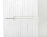 Шкаф подвесной с двумя распашными дверцами с доводчиками, универсальный DUET 40х30х150 Bianco Lucido DUET-1500-2A-SC-BL CEZARES