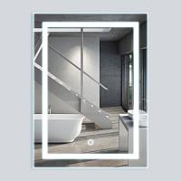 Зеркало LED VLM-2L600 600x800 c сенсорным выключателем и диммером, , шт Vincea