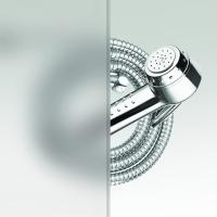 Душевая перегородка RGW WA-010B  80*195 351001008-24 профиль Чёрный стекло Матовое 8 мм RGW