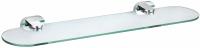 Стеклянная полка для ванной WONZON & WOGHAND FIRST, Хром (WW-8427)